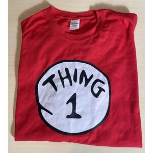 Gildan Medium‎ Short Sleeve Crew Neck 'Thing 1' T-Shirt